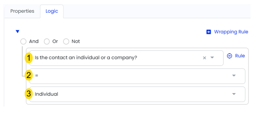 How to Apply a Single Logic Condition