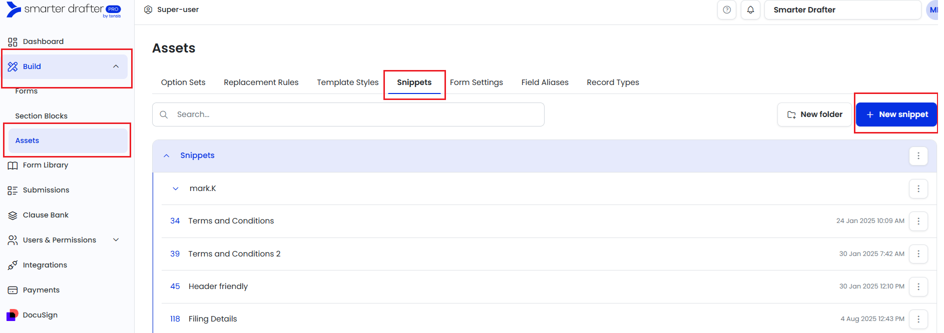 How to Create and Use a Static Snippet