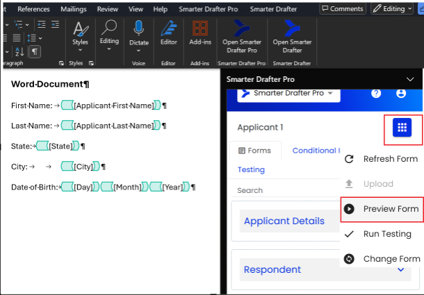 How to Run a Preview of Your Automated Template
